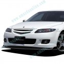 AutoExe Splitter de Fibra de Carbono para Spoiler Inferior Delantero para 2006-2008 Mazda6 [GG]