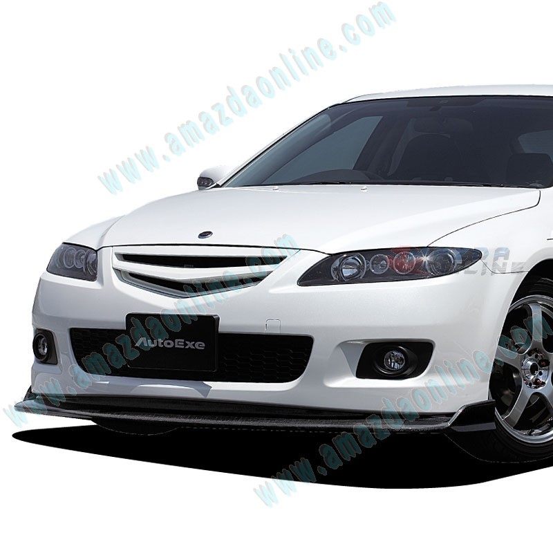 AutoExe Splitter de Fibra de Carbono para Spoiler Inferior Delantero para 2006-2008 Mazda6 [GG]