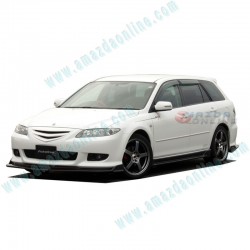 AutoExe Splitter de Fibra de Carbono para Spoiler Inferior Delantero para 2002-2005 Mazda6 [GG]