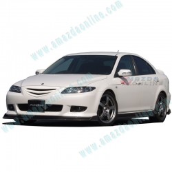 AutoExe Splitter de Fibra de Carbono para Spoiler Inferior Delantero para 2002-2005 Mazda6 [GG]