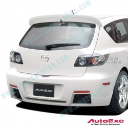 AutoExe Rear Bumper Cover Aero Kit fits 03-09 Mazda3 [BK]