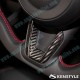 Kenstyle Flat Bottomed Leather and Carbon Fibre Steering Wheel fits 17-24 Mazda CX-5 [KF]
