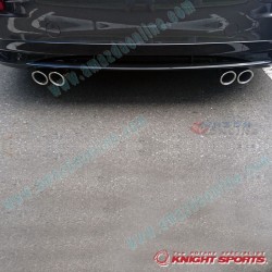 KnightSports Quad-Tip Exhaust Cat-Back fits 17-18 Mazda3 [BM BN] Sedan SkyActiv-D