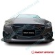 KnightSports Front Bynoer with Grill Cover Aero Kit [Type-2] fits 2017-2018 Mazda3 [BN]