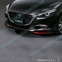 MazdaSpeed Front Lower Lip Spoiler fits 2017-2018 Mazda3 [BN] QBM250AH0A