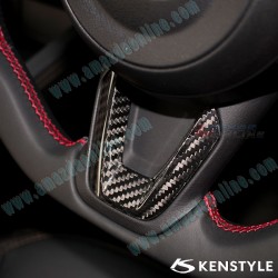 Kenstyle Steering Wheel V-Trim garnish fits 17-23 Mazda