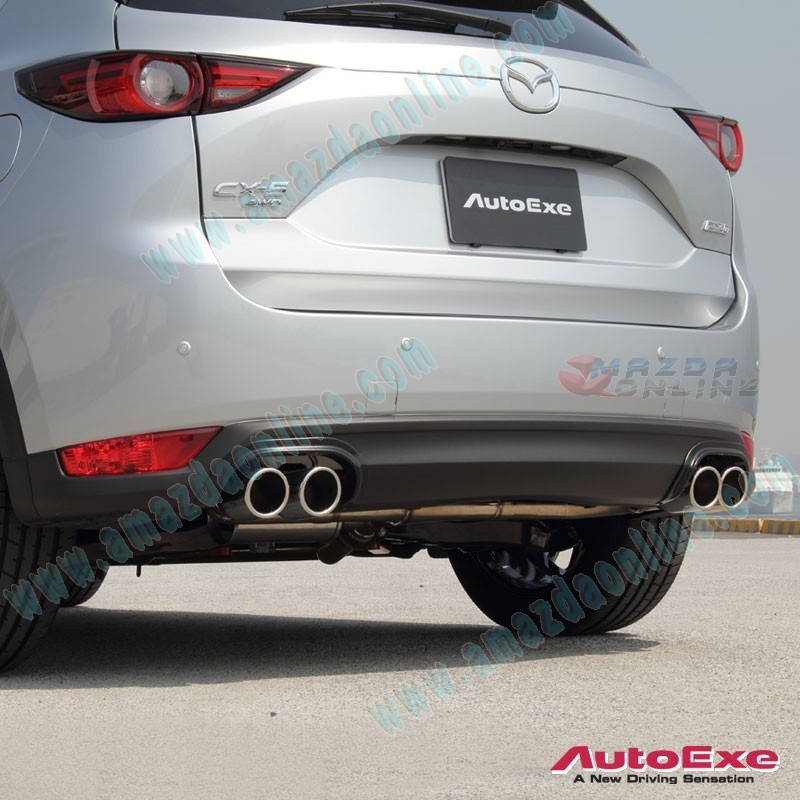 AutoExe Quad Tip Exhaust Cat-Back fits 2019-2022 Mazda CX-5 [KF] SkyActiv-G MKF8Y80