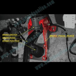 AutoExe Brake Pedal Brace fits 16-23 CX-9 [TC]