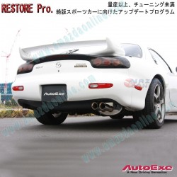 AutoExe Stainless Steel Dual Tip Exhaust Cat-Back fits 93-95 RX-7 [FD3S]