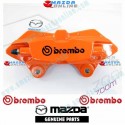 Edicion LIMITADA 30 ANIVERSARIO DE MIATA Mazda x Brembo Kit de Pinza de Freno 4 Potes Naranja de Carreras para 2015-2025 Miata