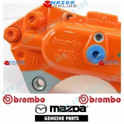 Edicion LIMITADA 30 ANIVERSARIO DE MIATA Mazda x Brembo Kit de Pinza de Freno 4 Potes Naranja de Carreras para 2015-2025 Miata