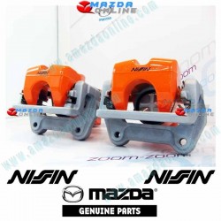 Miata 30th Anniversary Racing Orange Genuine Mazda x Nissin Rear Brake Caliper