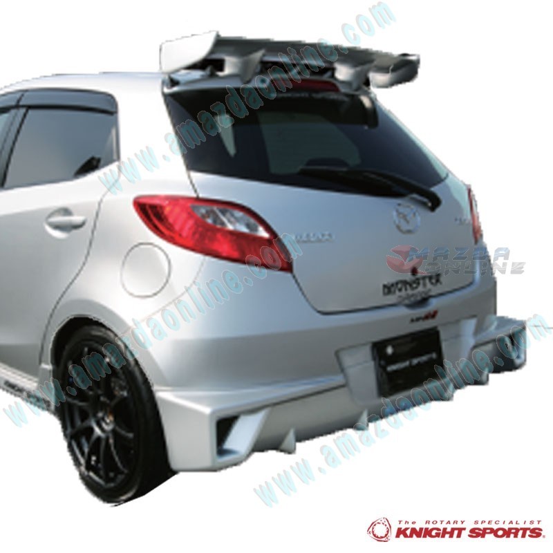 KnightSports Rear Bumper Cover Aero Kit fits 07-11 Mazda2 [DE] KZG74321