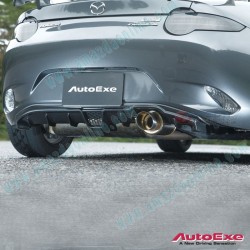 AutoExe Sports Single Tip Exhaust Muffler for 2016+ Miata [ND] and Miata NDRF