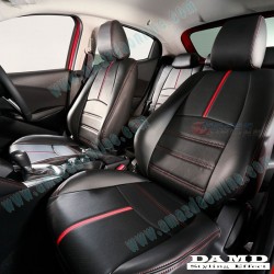 Damd Classic Quilted Seat Covers fits 15-19 Mazda2 [DJ]