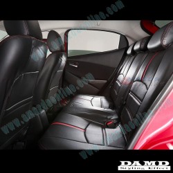 Damd Fundas de Asiento Acolchadas Clasicas para 2015-2019 Mazda2 [DJ]
