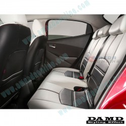 Damd Fundas de Asiento Acolchadas Clasicas para 2015-2019 Mazda2 [DJ]