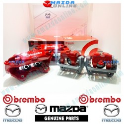 Brembo Red Front and Rear Brake Calipers Sets fits 15-24 Miata [ND,NE] and Miata RF [NDRF]