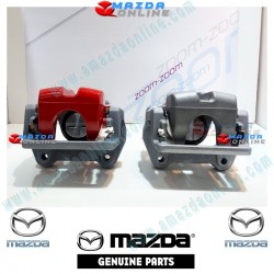 Mazda Pinza de Freno Trasera Roja Brembo para 2015-2025 Mazda Miata [ND,NE] y Miata RF [NDRF]