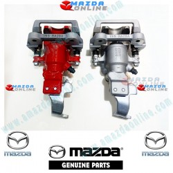 Mazda Pinza de Freno Trasera Roja Brembo para 2015-2025 Mazda Miata [ND,NE] y Miata RF [NDRF]
