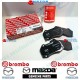 Brembo x Ferodo Front Brake Pad by Mazda Genuine fits 15-23 Miata [ND] and Miata RF [NDRF]