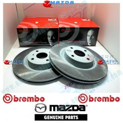 Brembo Front Brake Rotor by Mazda Genuine fits 15-24 Miata [ND,NE] and Miata RF [NDRF]