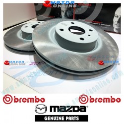 Brembo Rotor de Freno Delantero para 2015-2025 Mazda Miata [ND,NE] y Miata RF [NDRF]