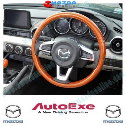 AutoExe LIMITED EDITION Classic Wood Steering Wheel fits 2017-2024 Miata RF [NDRF]