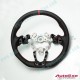 AutoExe Nappa Flat Bottom Steering Wheel fits 17-22 Mazda CX-3 [DK]