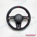 AutoExe Volante de Cuero con Fondo Plano 2021-2024 Mazda MX-30 [DR]