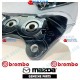 Miata 990S Brembo 4-POT Black Caliper Kit [2022 Edition] fits 2015-2024 Miata [ND,NE] and Miata RF [NDRF]