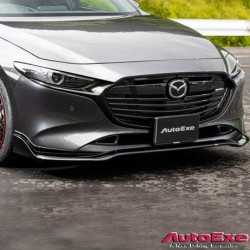 AutoExe Front Lower Spoiler fits 2019-2024 Mazda3 [BP] Fastback