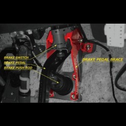 AutoExe Brake Pedal Brace fits 2019-2024 Mazda3 [BP]