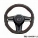 Kenstyle Flat Bottom Leather with Stitching Steering Wheel fits 2021-2024 Mazda MX-30 [DR]