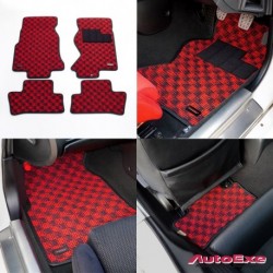 AutoExe Sports Checker Carpet Mats fits 93-02 RX-7 [FD3S]